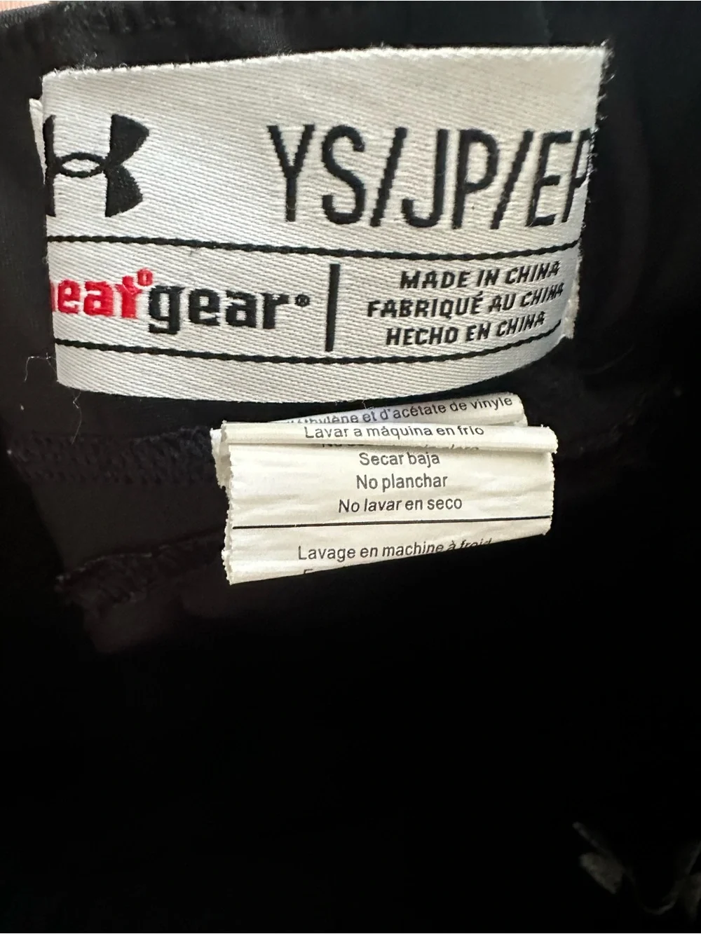 Under Armour Black Padded Youth Athletic Joggers